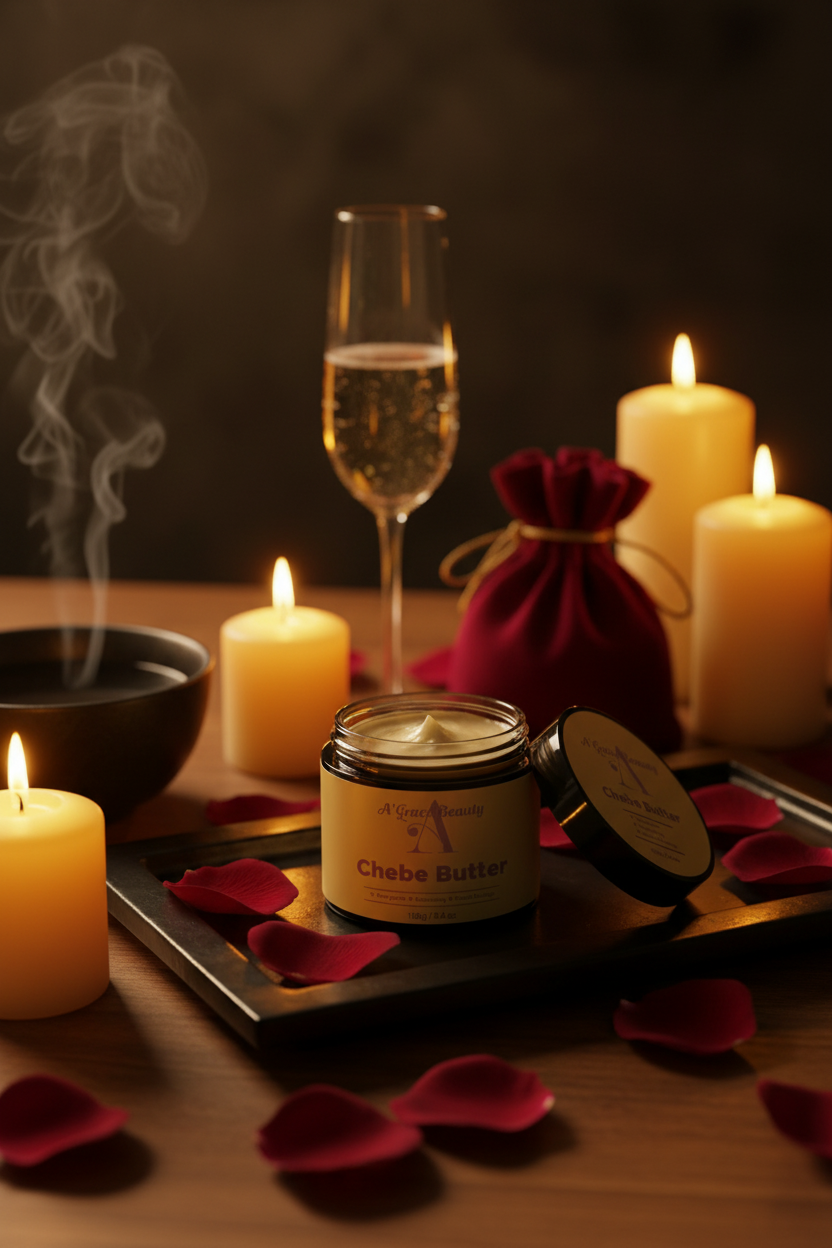 Candlelit Spa Night Scene