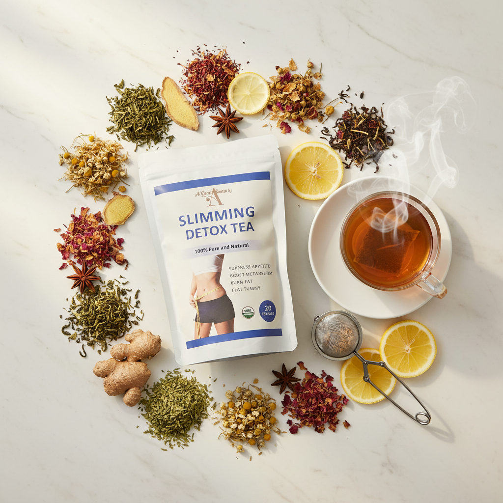 Detox Tea Flatlay