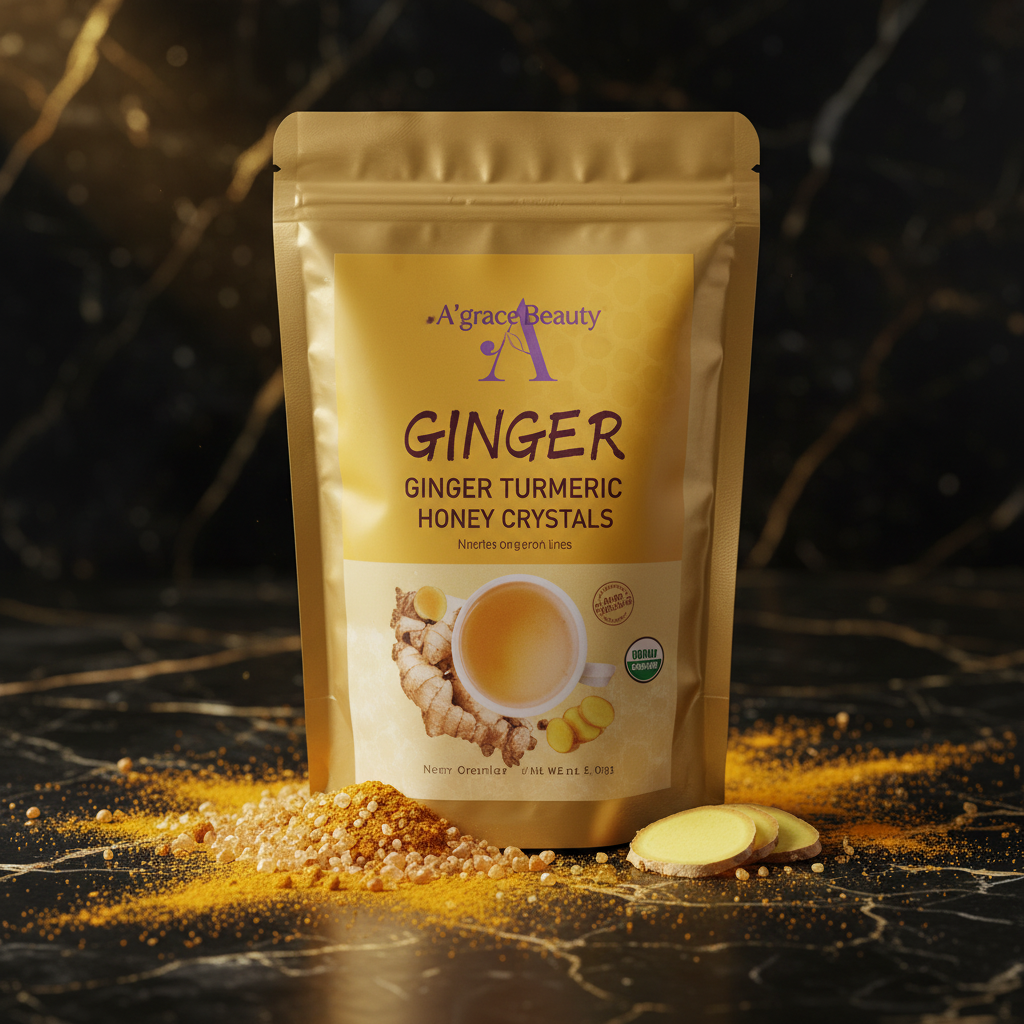 Ginger Turmeric Tea Moody Close-Up
