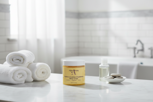 Turmeric & Lemon Brightening Body Scrub