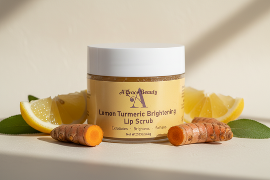Lemon Turmeric Brightening Lip Scrub