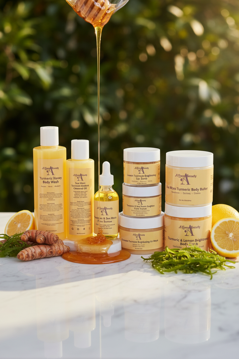 Luxury Glow Set – Marble & Botanicals