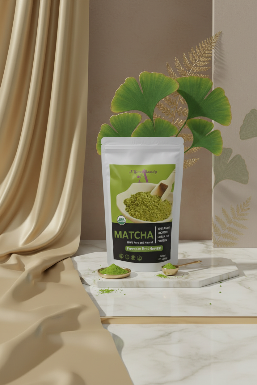 Matcha Close-Up Portrait