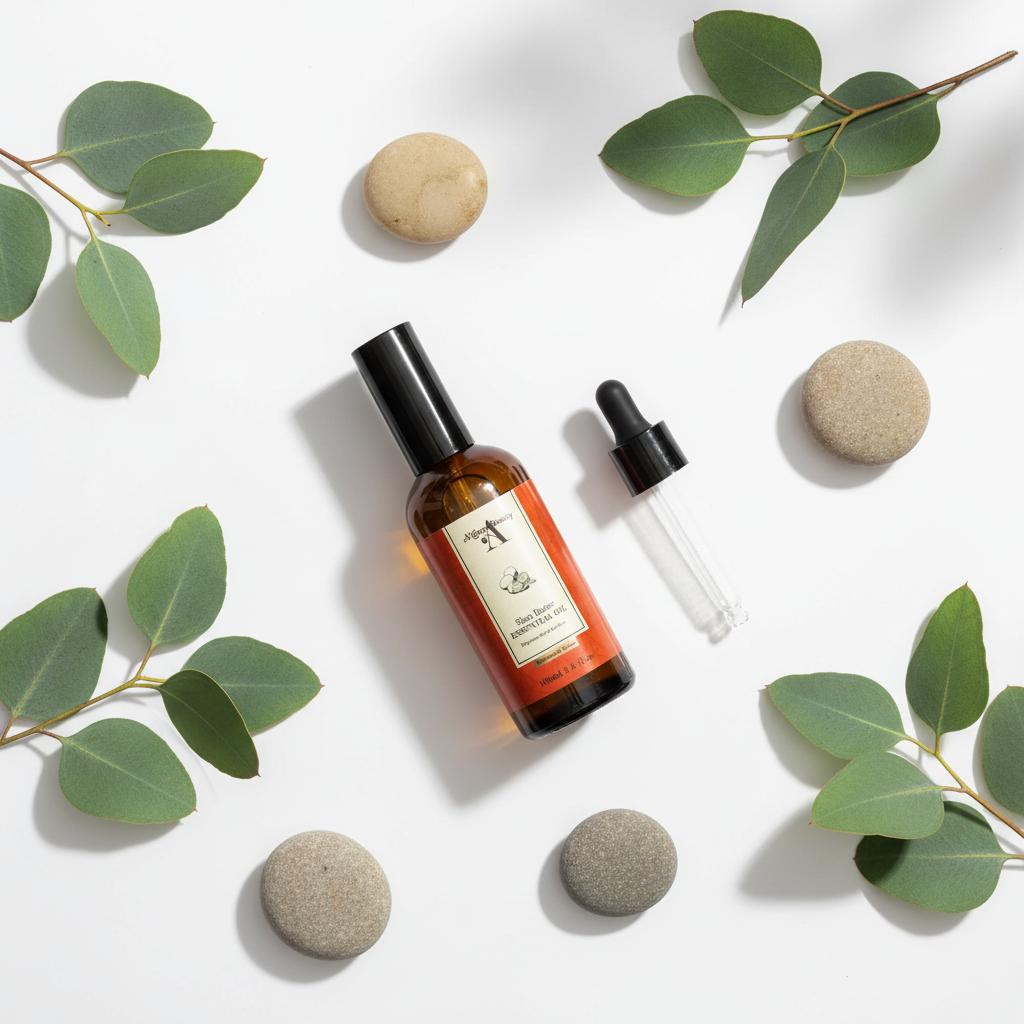 Minimalist Spa Flat Lay