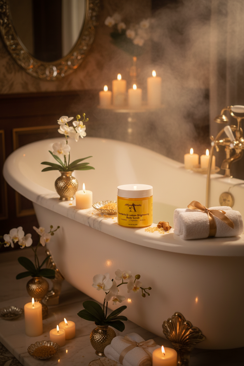 Spa Bathtub Scene
